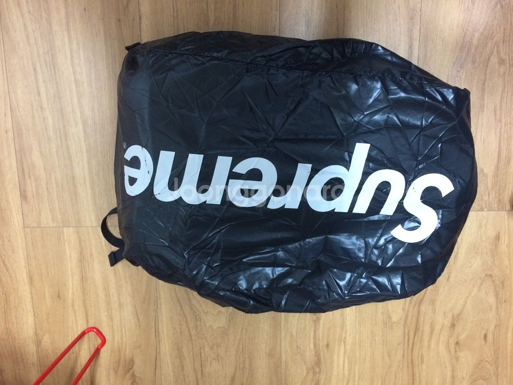 슈프림 코듀라 레드 백팩 정품--7