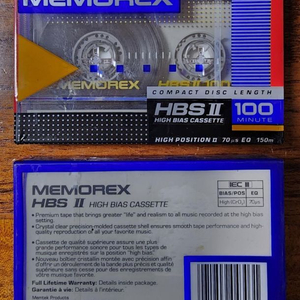 Memorex HBS II 크롬 공테이프 미개봉신품