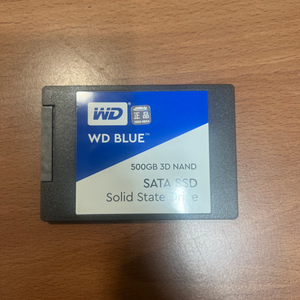 wd bule ssd 500gb 팝니다.