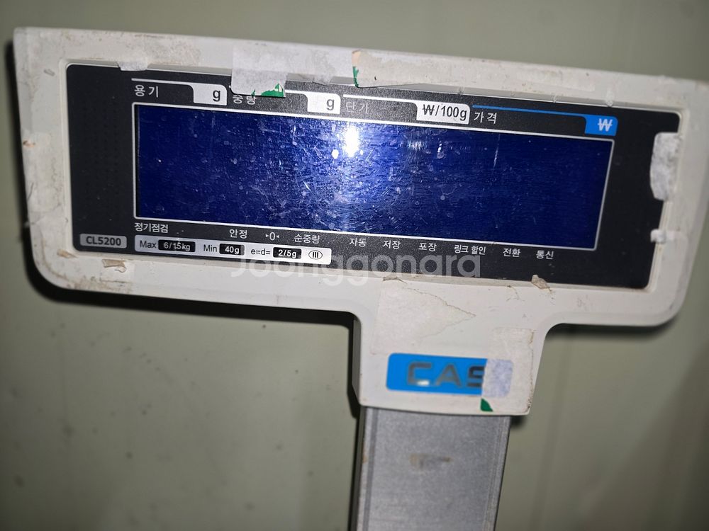 카스 전자저울 판매합니다. CL5200--2