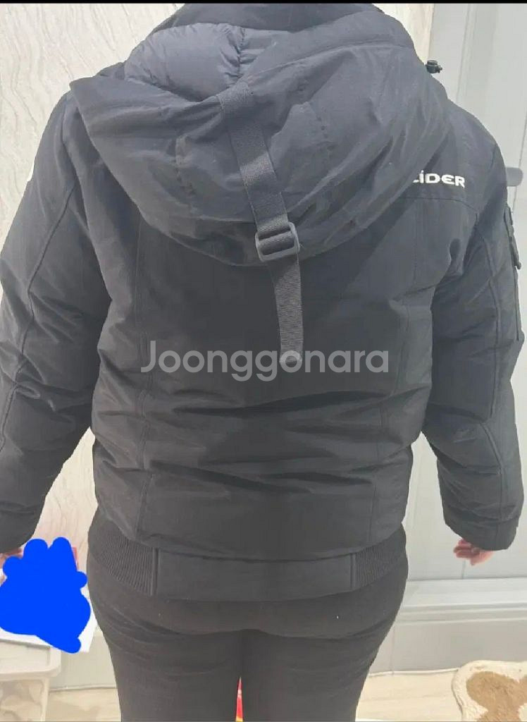 아이더 스투키 숏패딩 L 100--1