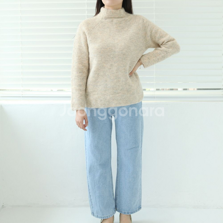 새제품 앙고라 반폴라니트--3