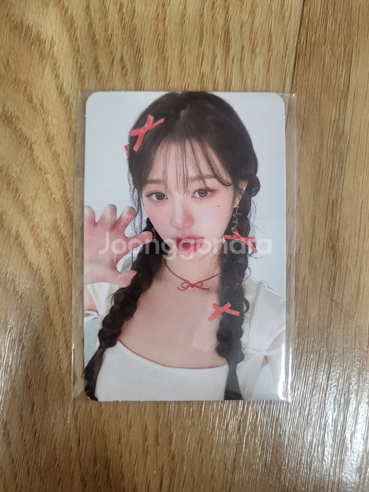어뮤즈 장원영 헬로키티 팝업 포토카드 포카 미공포--1