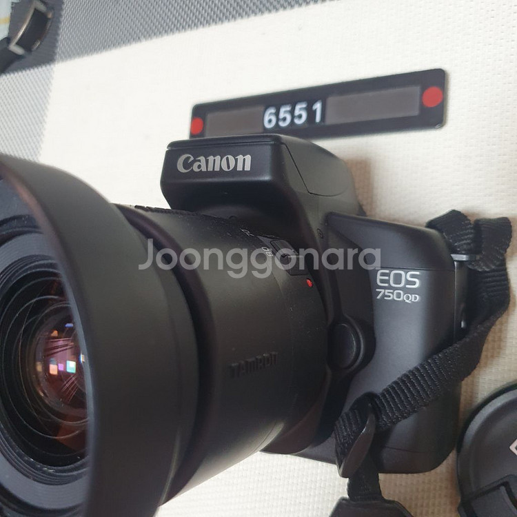 캐논 EOS 750 QD 필름카메라 28-80 광각줌렌--1