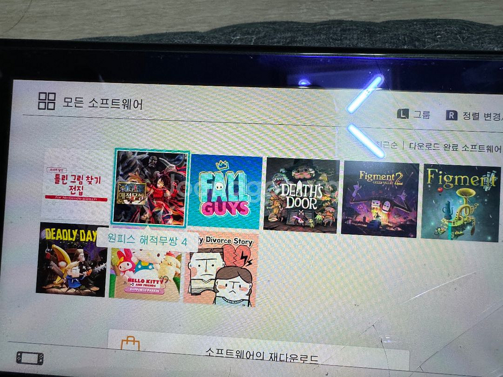 닌텐도 스위치 동물의숲에디션 +스칼렛칩등--3