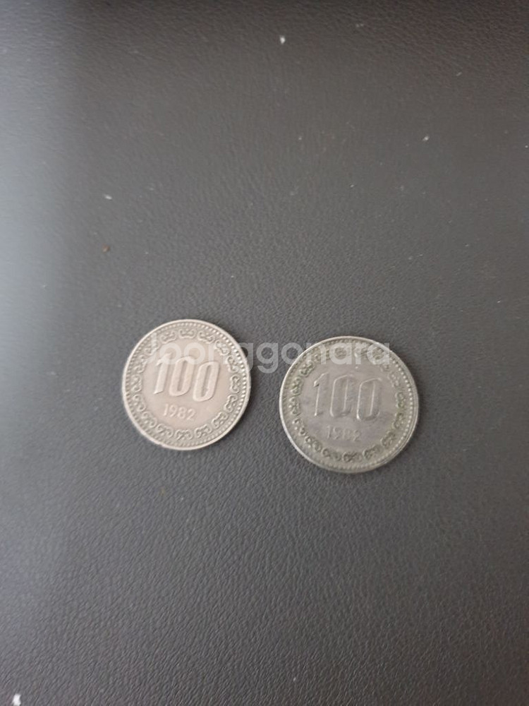 1982년 희귀 100원 동전(갓 잘보임)--2