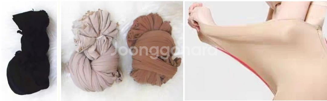 고퀄)중국산벌크막포장스타킹3색셑(검정+커피+살색)--4