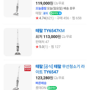 테팔 에어포스라이트 TY6547KM