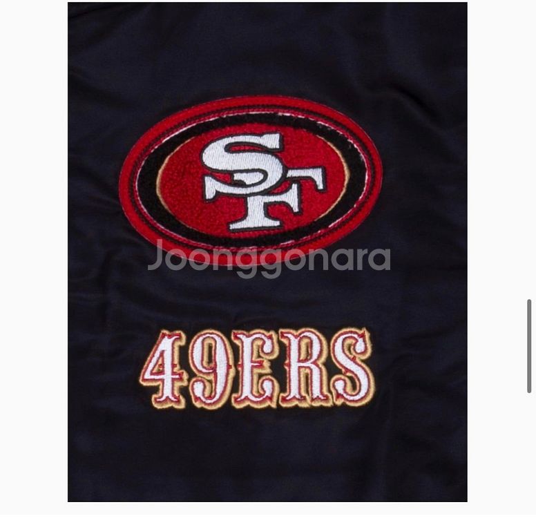 뉴에라 49ers 바시티 자켓m싸이즈--2