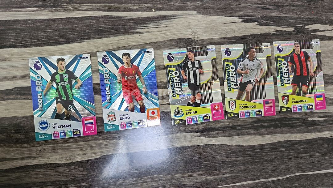 파니니 축구카드(TopClass,365,epl)--5