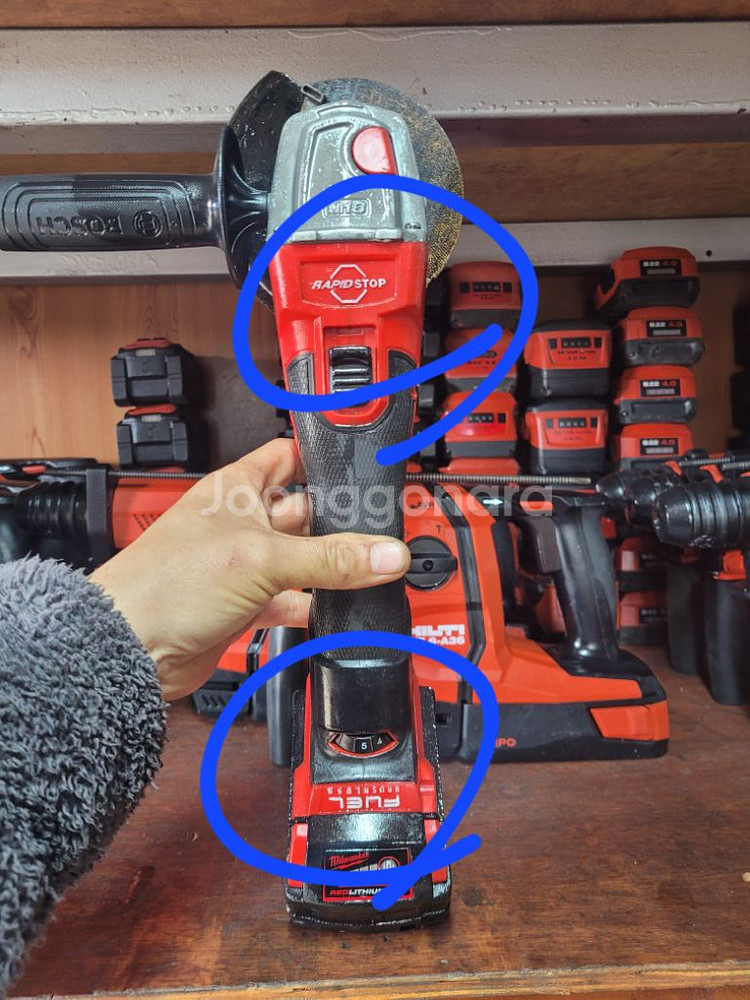 밀워키충전그라인더M18FSAG125X.속도조절.5인치.--5