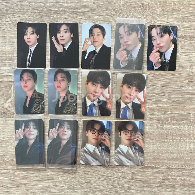 황민현 비매 친필 싸인, 미공개 포토카드--4