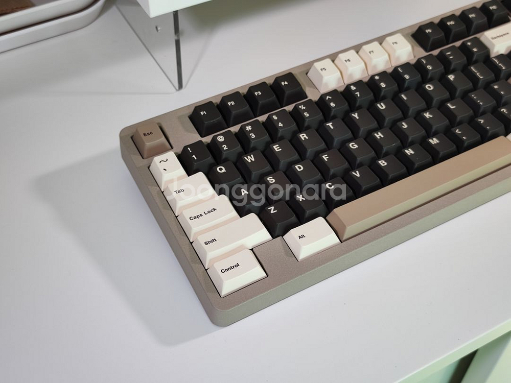qk80mk2 커스텀 키보드 밀크티--3