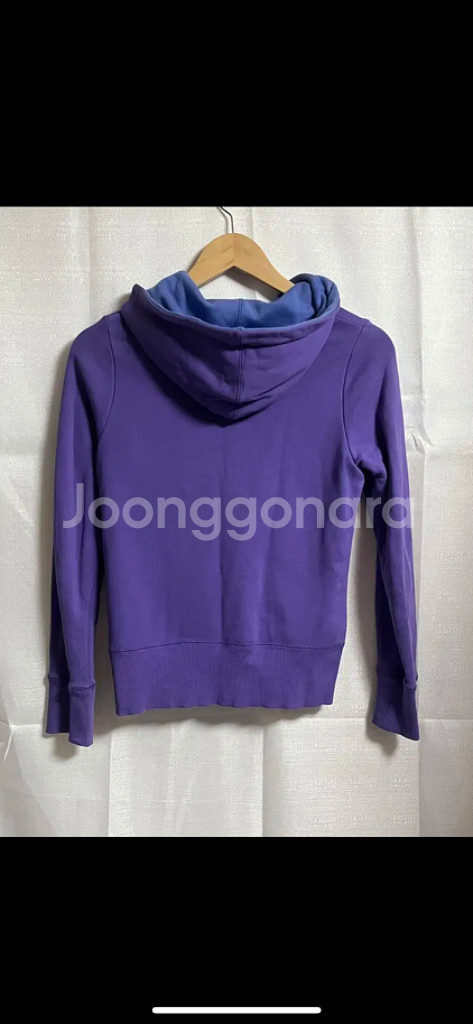 나이키 크롭 후드집업 후드티 80 보라--3