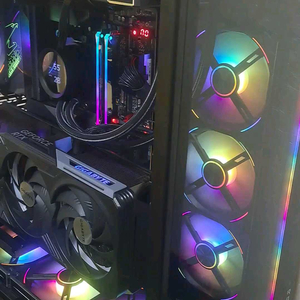 9800x3d 4080super 리안리 풀세팅 컴퓨터