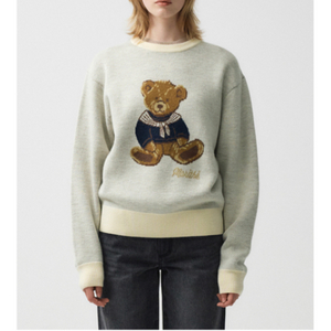 마리떼 DOODLE BEAR SWEATER S