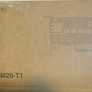 Synology 10Gb 이더넷 1개 M.2 2개