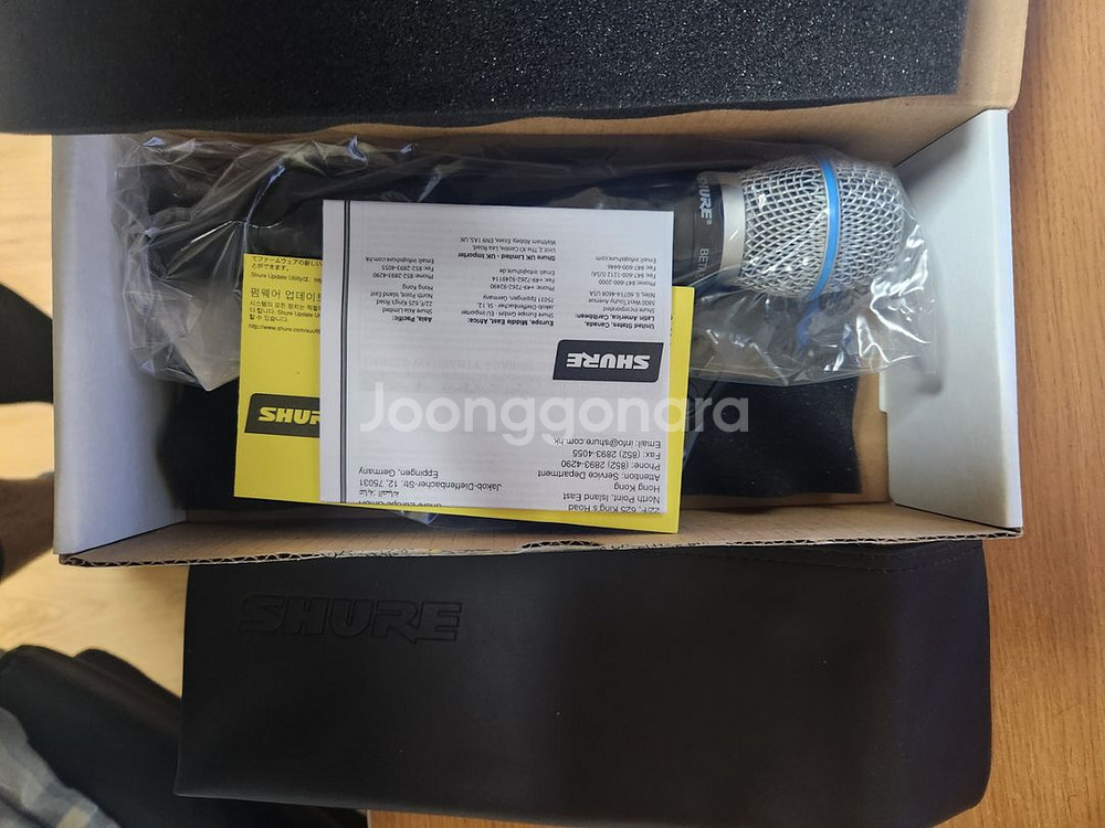 슈어 slxd beta87a 무선마이크 팝니다--0
