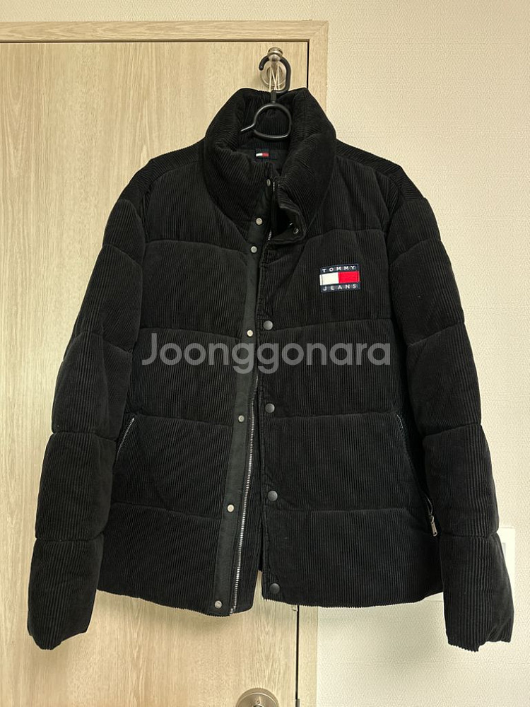 (여성/청소년) 타미진스 코듀로이 오버핏 푸퍼 숏패딩--1
