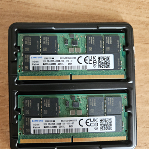 노트북용 메모리 DDR5 4800MHz 32기가 2장