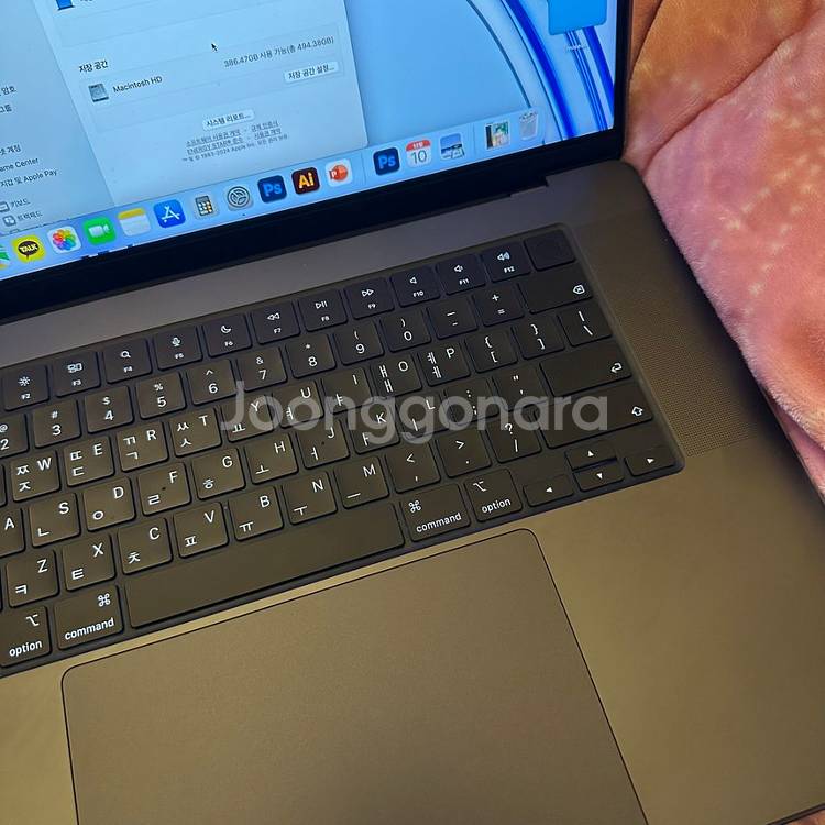 맥북 m3pro 16인치 스페이스블랙--4