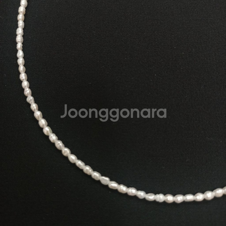 못난이 진주 목걸이--1