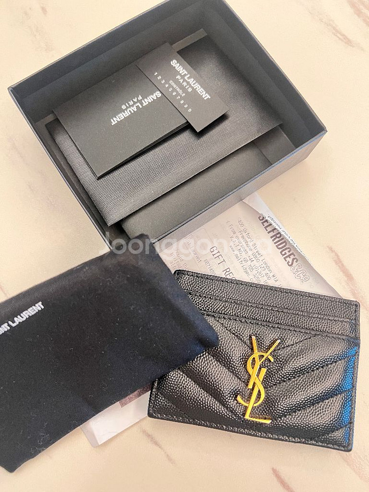 {정품 입생로랑 카드지갑--3