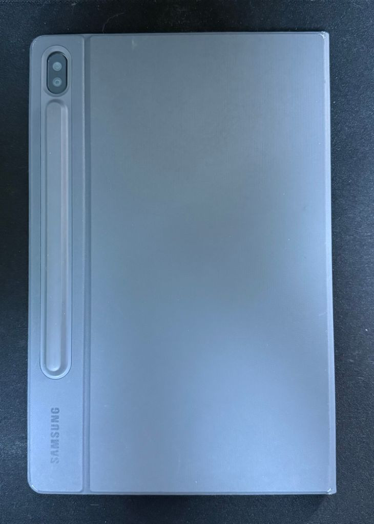 갤럭시탭 s6 128 블랙 (s펜, 정품 폴리오케이스)--0