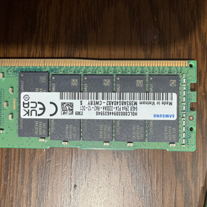 DDR4 ECC/REG 3200Mhz 64GB 16개