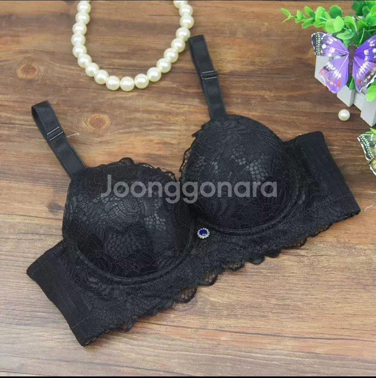 8cm 왕뽕브라 90B 검정, 카키, 흰색,레드--1