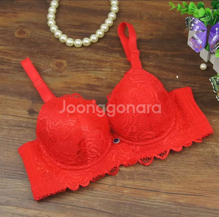 8cm 왕뽕브라 90B 검정, 카키, 흰색,레드--2