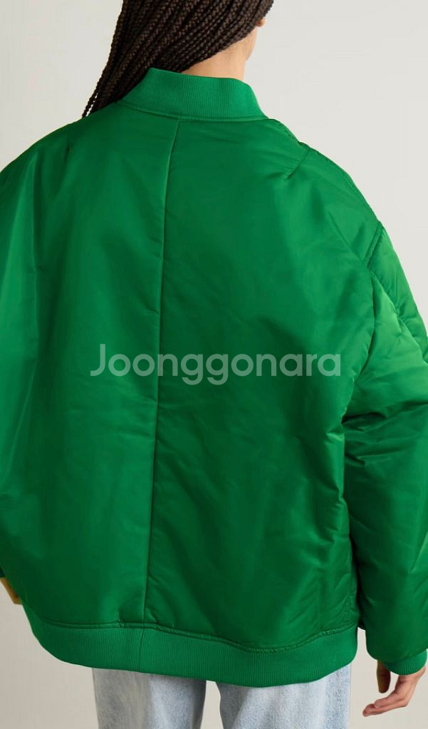 (새상품)더프랭키샵 그린 봄버 자켓 패딩 XS/S사이--2