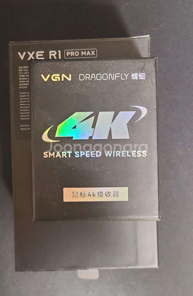 VXE R1 PRO MAX마우스 + 4K 수신기 팝니다--1