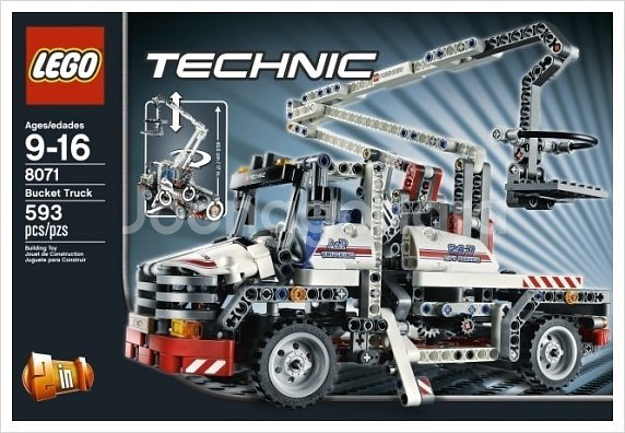 레고 테크닉 8071 버켓 트럭 판매합니다--0