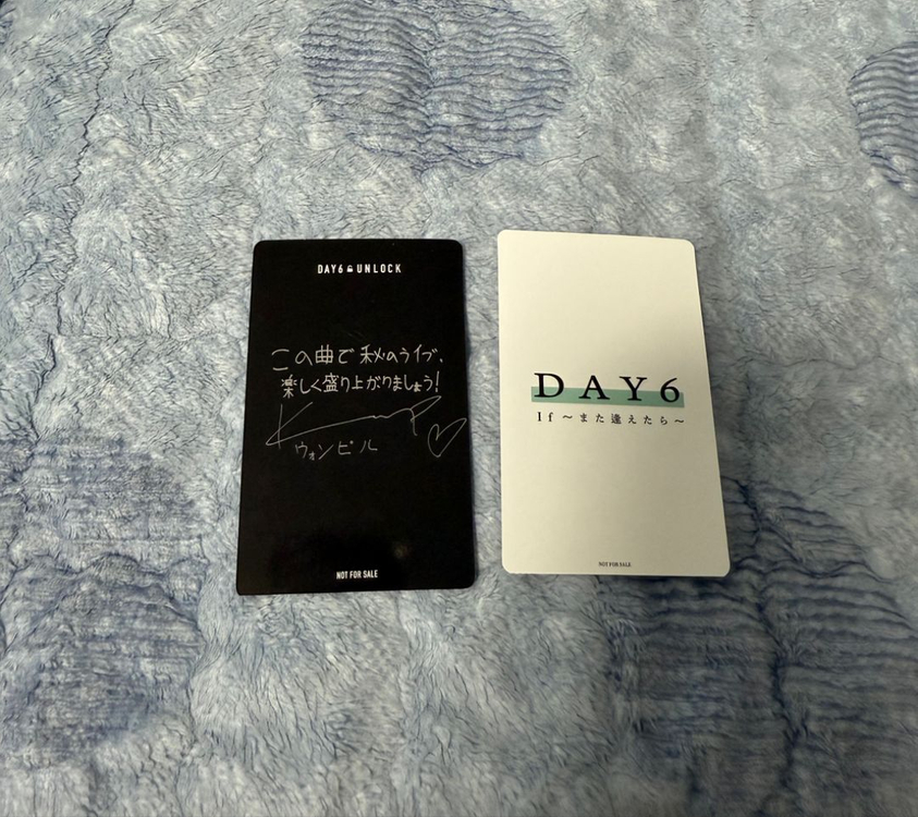 데이식스 DAY6 원필 일본앨범 포카 이미지
