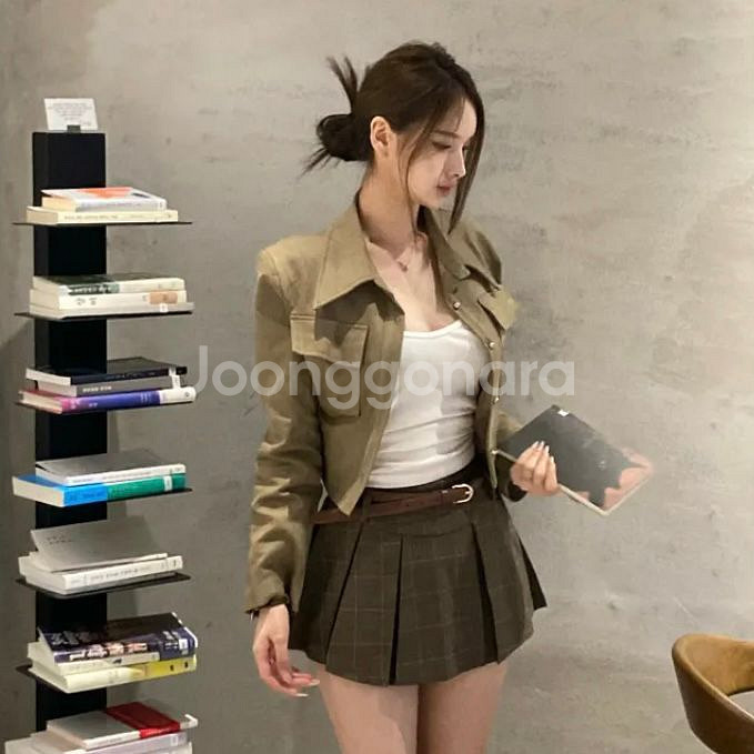 아뜨망제리 클래식 벨트 카멜골드--0