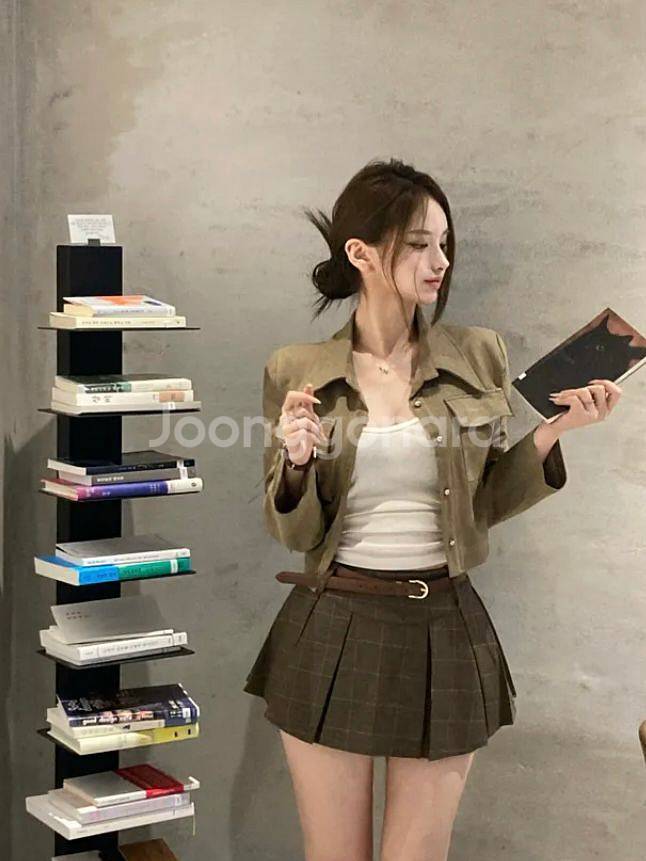 아뜨망제리 클래식 벨트 카멜골드--2