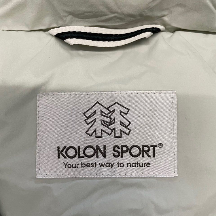 코오롱 여성 신형 푸퍼 구스다운 패딩 이미지