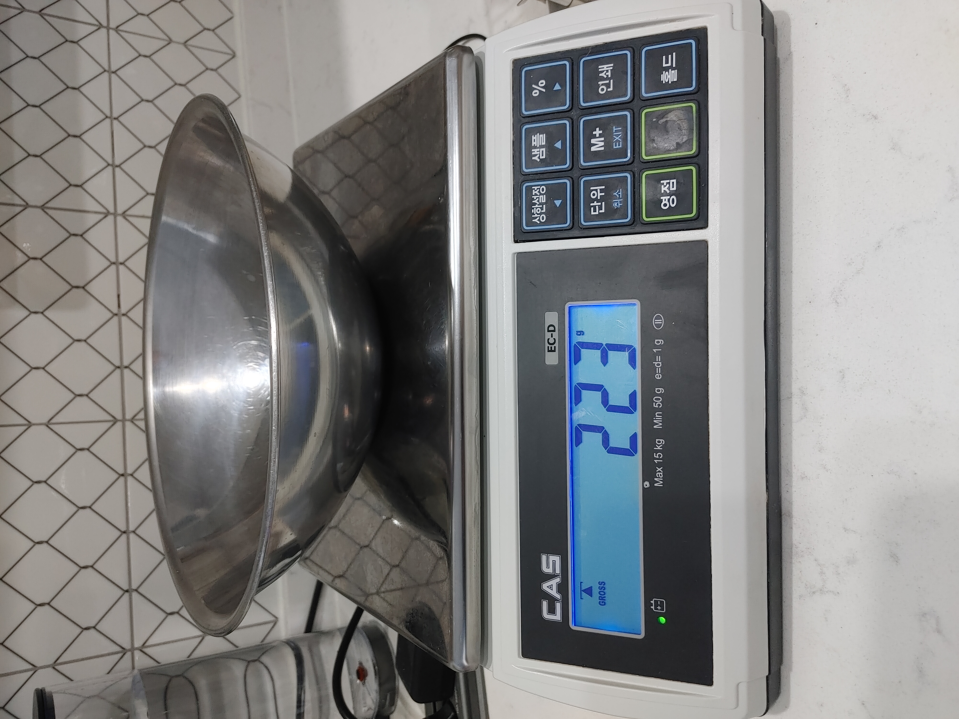 카스전자저울 EC-D(15KG) 배송비포함