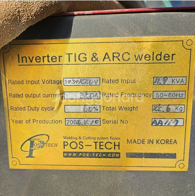 포스테크 용접기세트 pos-350t 알곤용접기--1