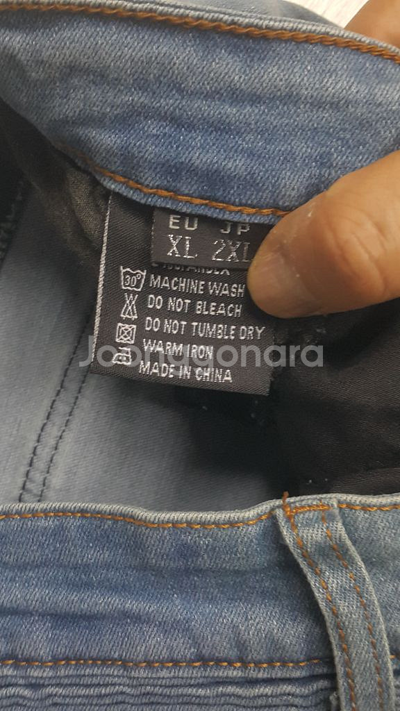 수입 바이크진(사방스판) 2XL 36인치 보호대주머니!--5