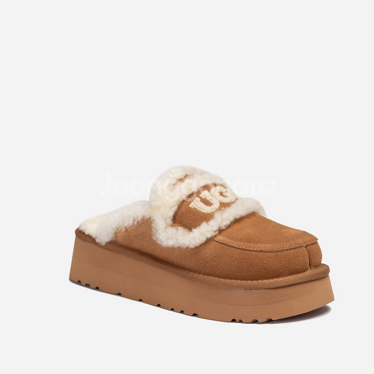 [새상품]어그 ugg 바이올렛 시어링 플랫폼 슬리퍼--4