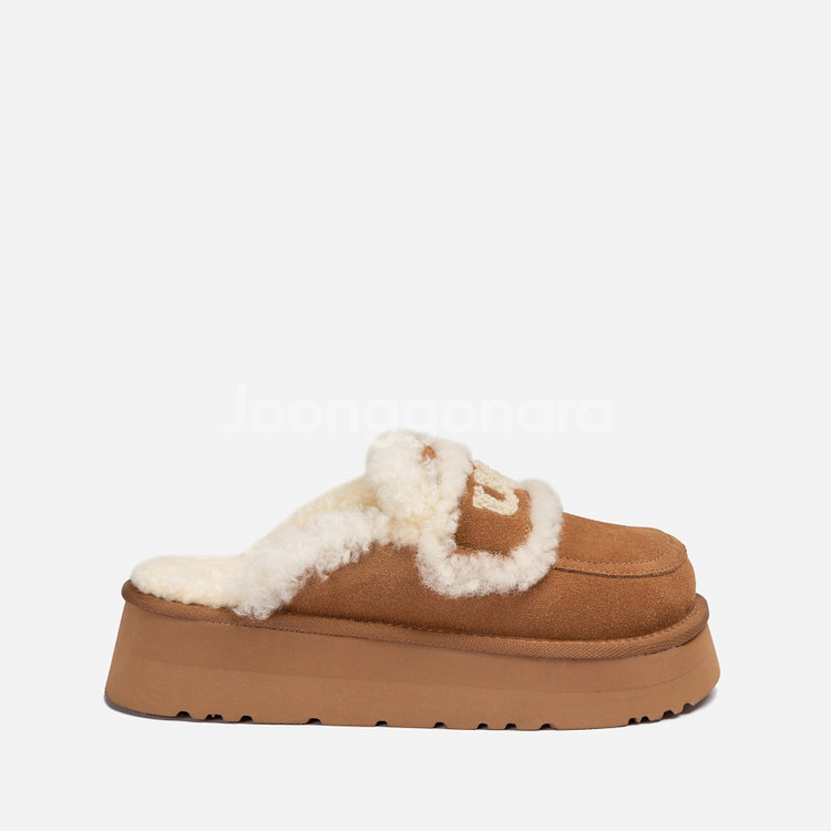 [새상품]어그 ugg 바이올렛 시어링 플랫폼 슬리퍼--2