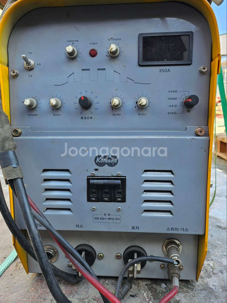 코리아나 용접기세트 tig350a 중고--1