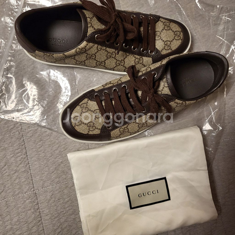 (정품)구찌 스니커즈 - 사이즈(38)--3