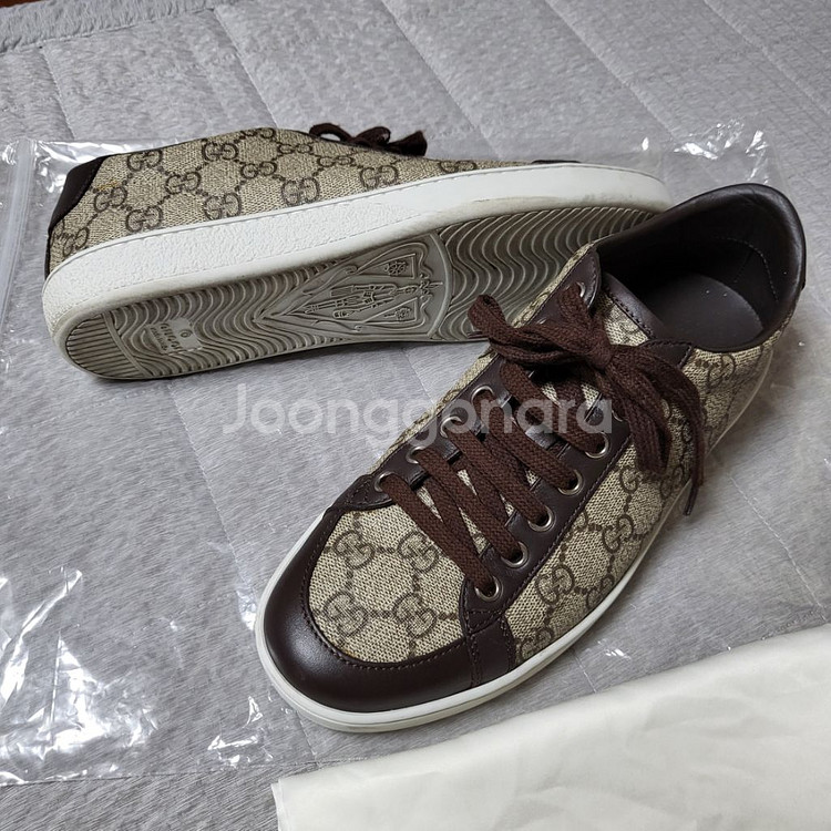 (정품)구찌 스니커즈 - 사이즈(38)--4