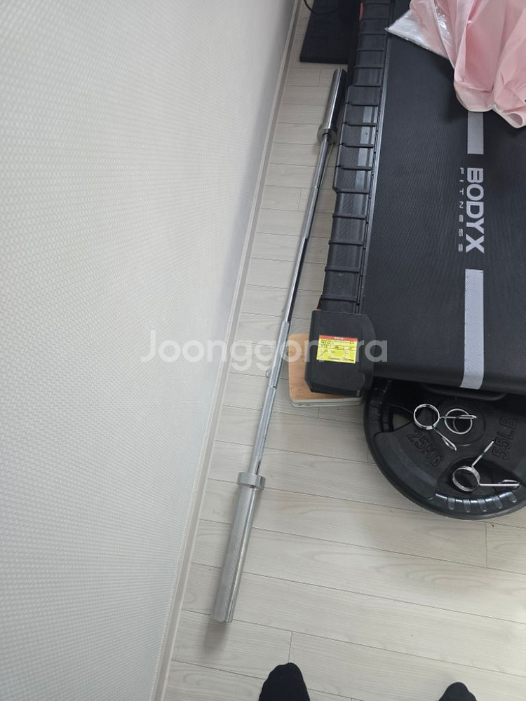 바벨 s급 봉포함75kg 냄새제거 실내사용가능--2