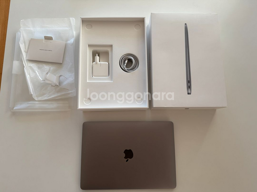 맥북에어 M1 13인치 cto 스페이스그레이--1