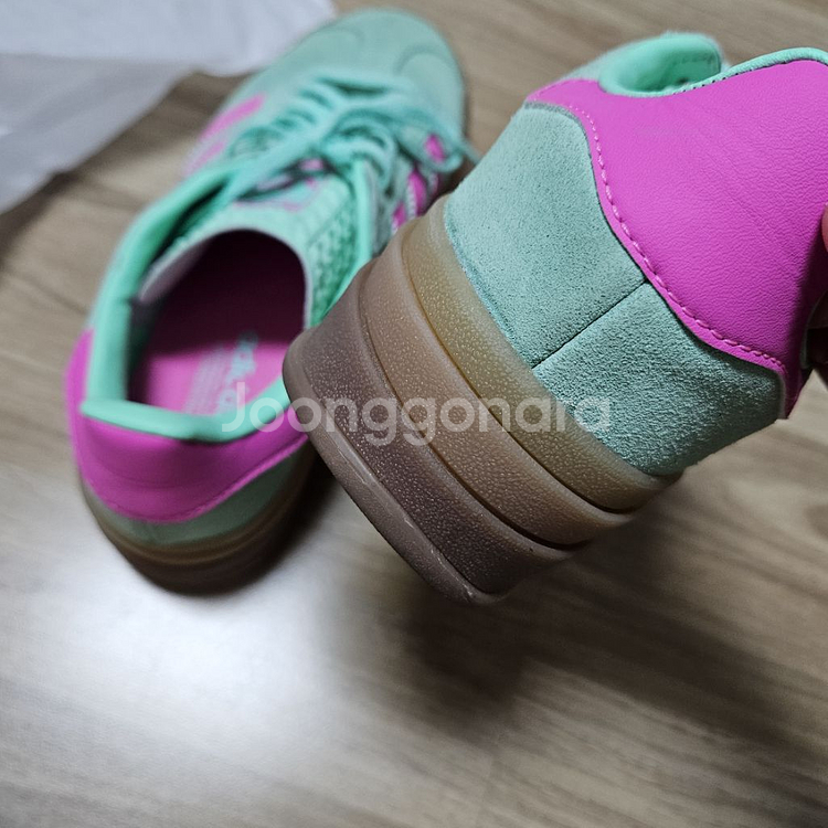 아디다스 오리지널 가젤 볼드 스니커즈 민트그린 230--4