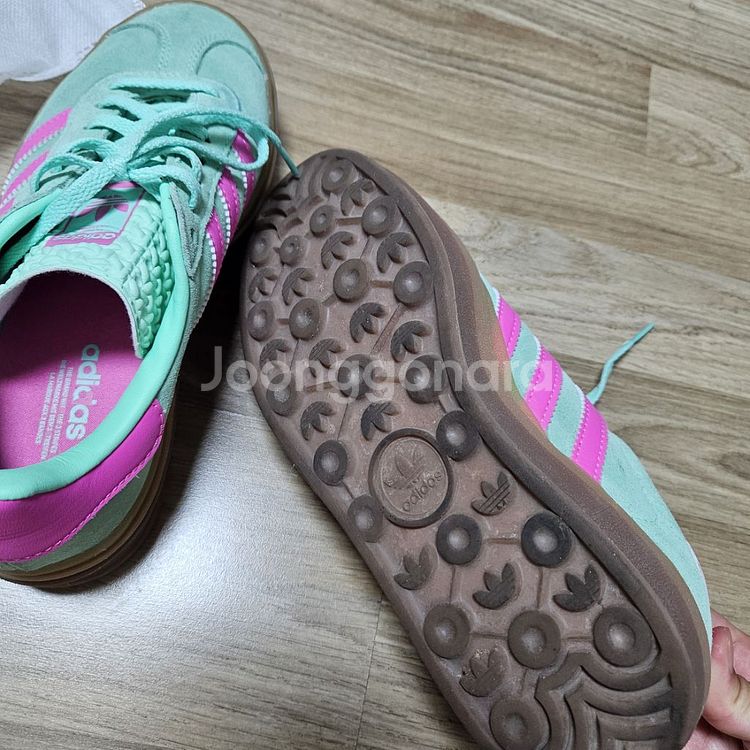 아디다스 오리지널 가젤 볼드 스니커즈 민트그린 230--5